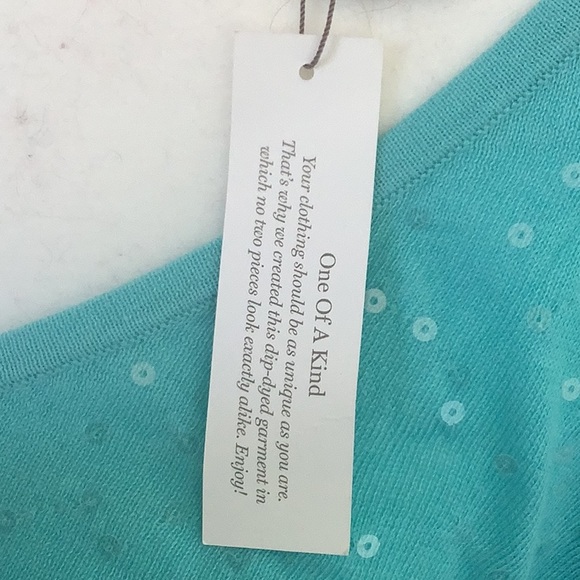 Chico sequin blue Paula nks body poncho coll multi - Picture 7 of 11